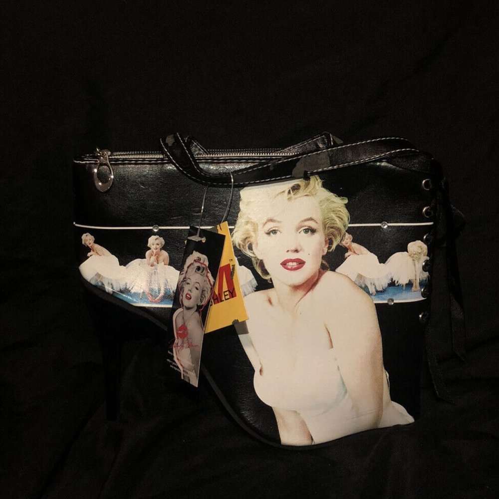 Marilyn Monroe High Heel Handbag By Ashley M Vintage Rhinestones NWT